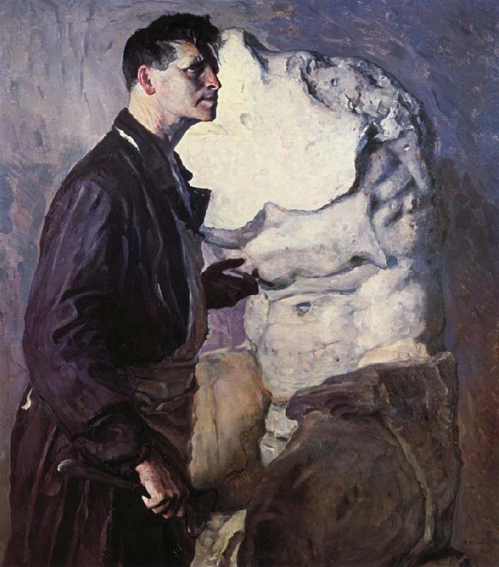 Nesterov Nikolai Stepanovich Portrait oil painting image